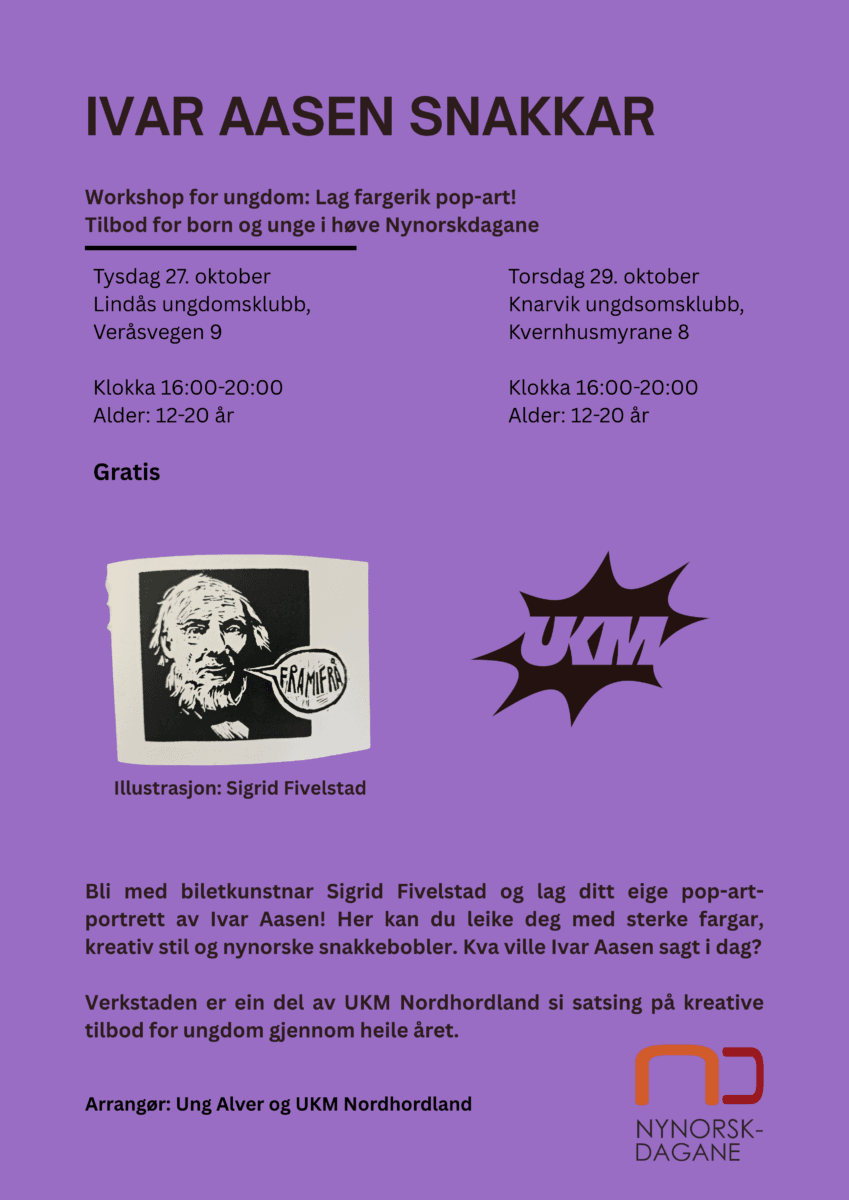 Workshop nr2: Ivar Aasen snakkar